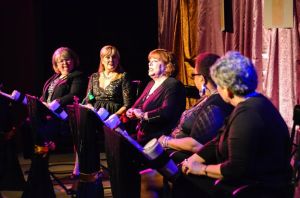 The Cast of Theatre on the Square's "Love, Loss and What I Wore" by Nora and Delia Ephron, playing on the TOTS Second Stage through Aug. 1 -- TOTS photo by Abdul-Shaheed